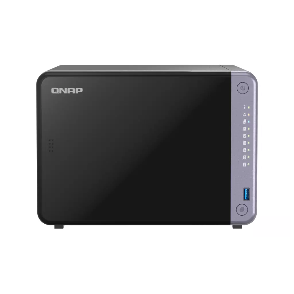 Obrázek produktu QNAP TS-632X-4G (4core 2GHz, 4GB RAM, 6x SATA, 1x PCIe slot, 2x 2,5GbE, 2x 10GbE SFP+, 2x USB 3.2)