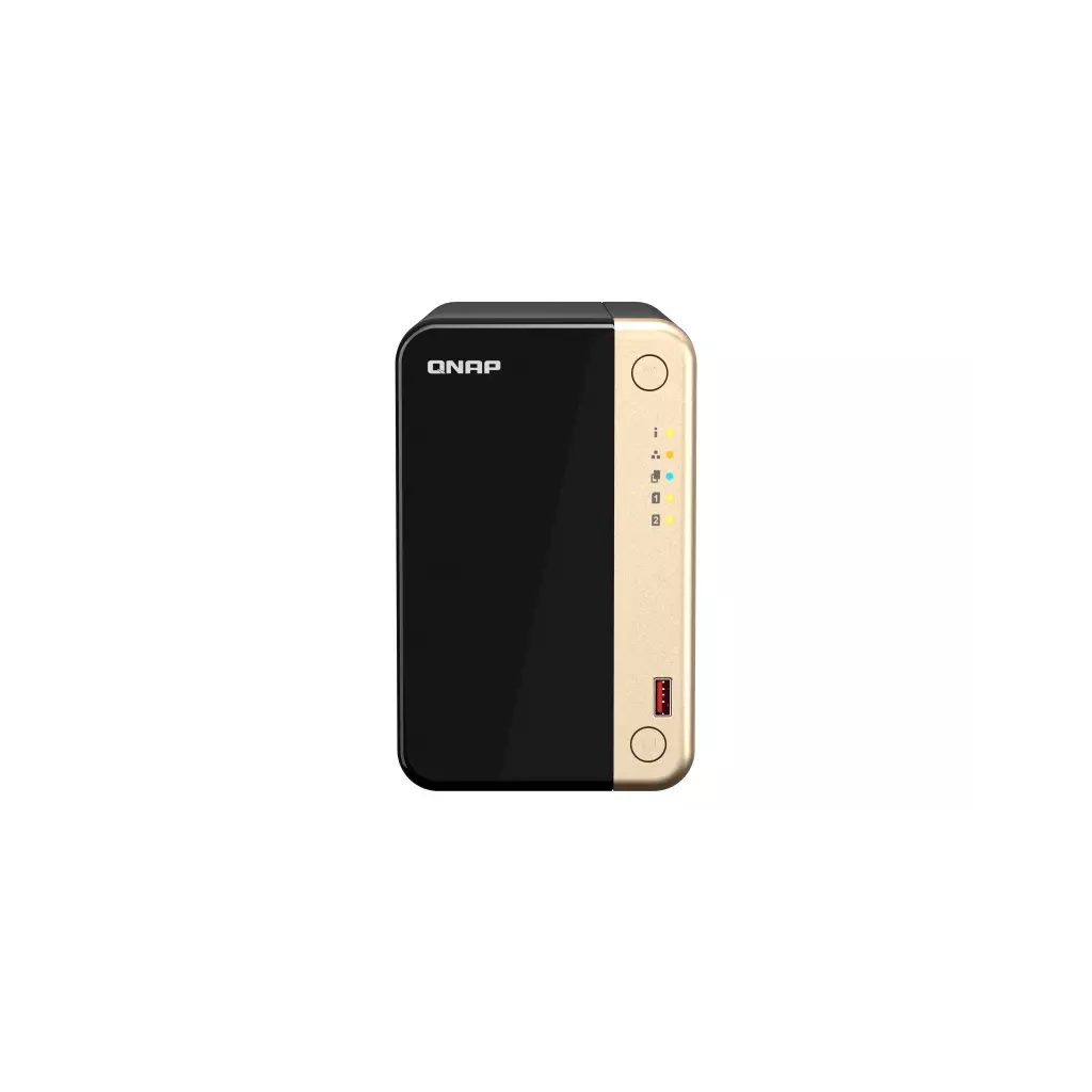 Obrázek produktu QNAP TS-264-8G (4core 2,9GHz, 8GB RAM, 2x SATA, 2x M.2 NVMe, 1x PCIe, 2x 2,5GbE, 1x HDMI 4K, 4x USB)