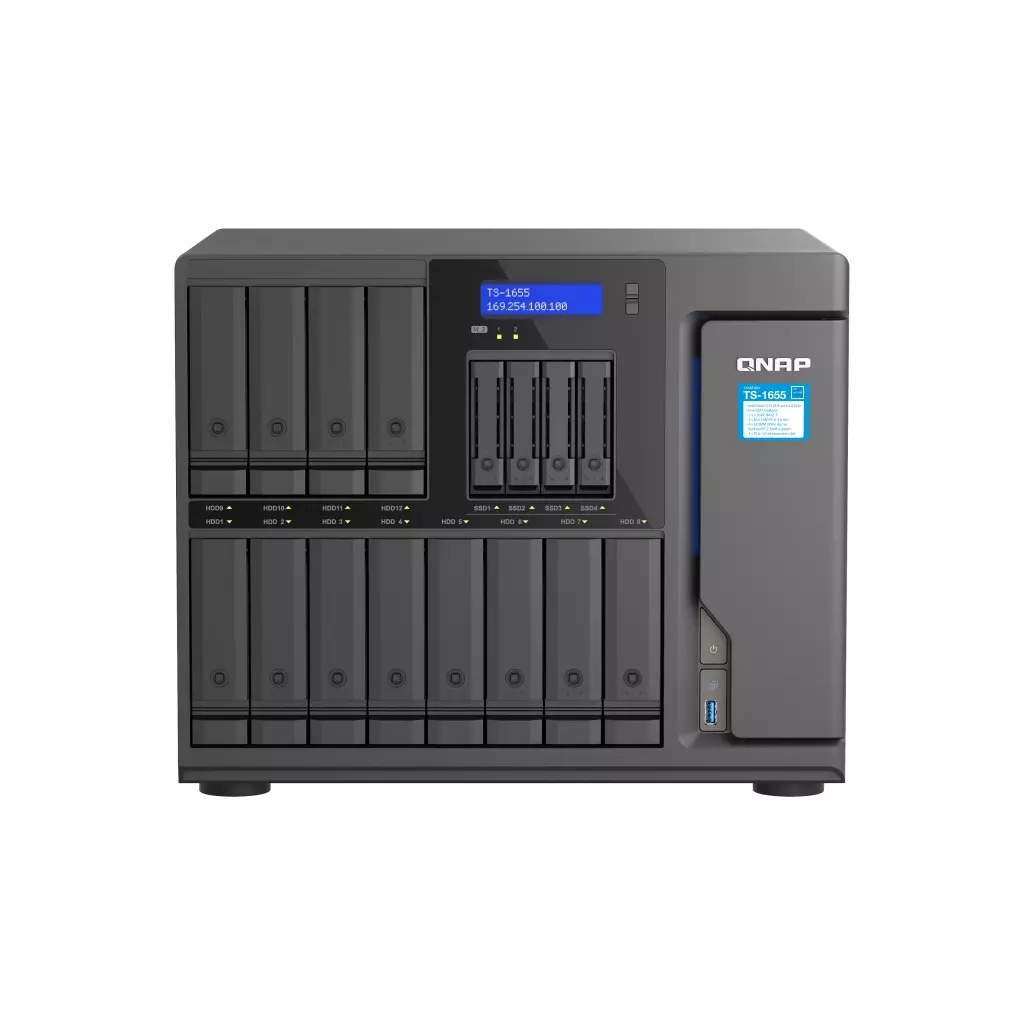 Obrázek produktu QNAP TS-1655-8G (8core 2,8GHz, 8GB RAM, 12x 3,5