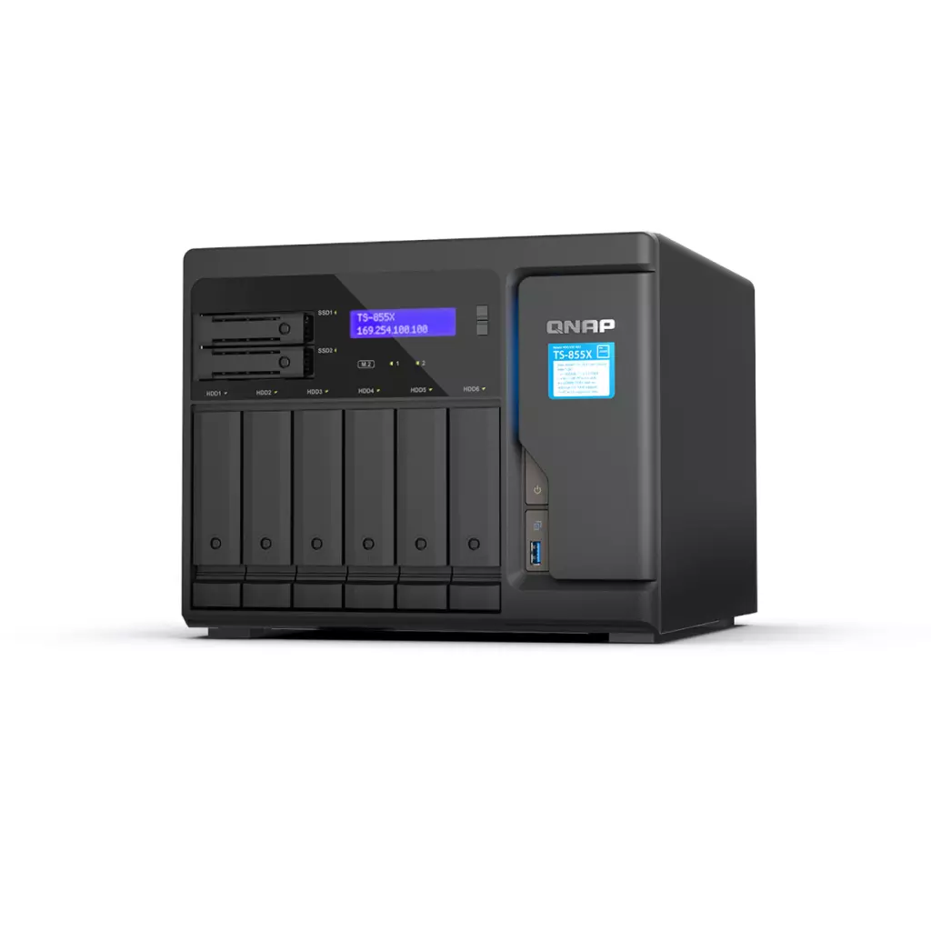 Obrázek produktu QNAP TS-855X-8G (8core 2,8GHz, 8GB RAM, 6x 3,5