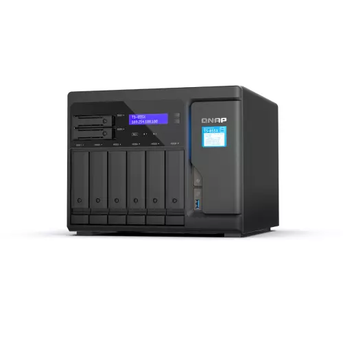 obrázek produktu QNAP TS-855X-8G (8core 2,8GHz, 8GB RAM, 6x 3,5"+2x 2,5", 2x M.2 NVMe, 2x PCIe, 1x 10GbE, 2x 2,5GbE)