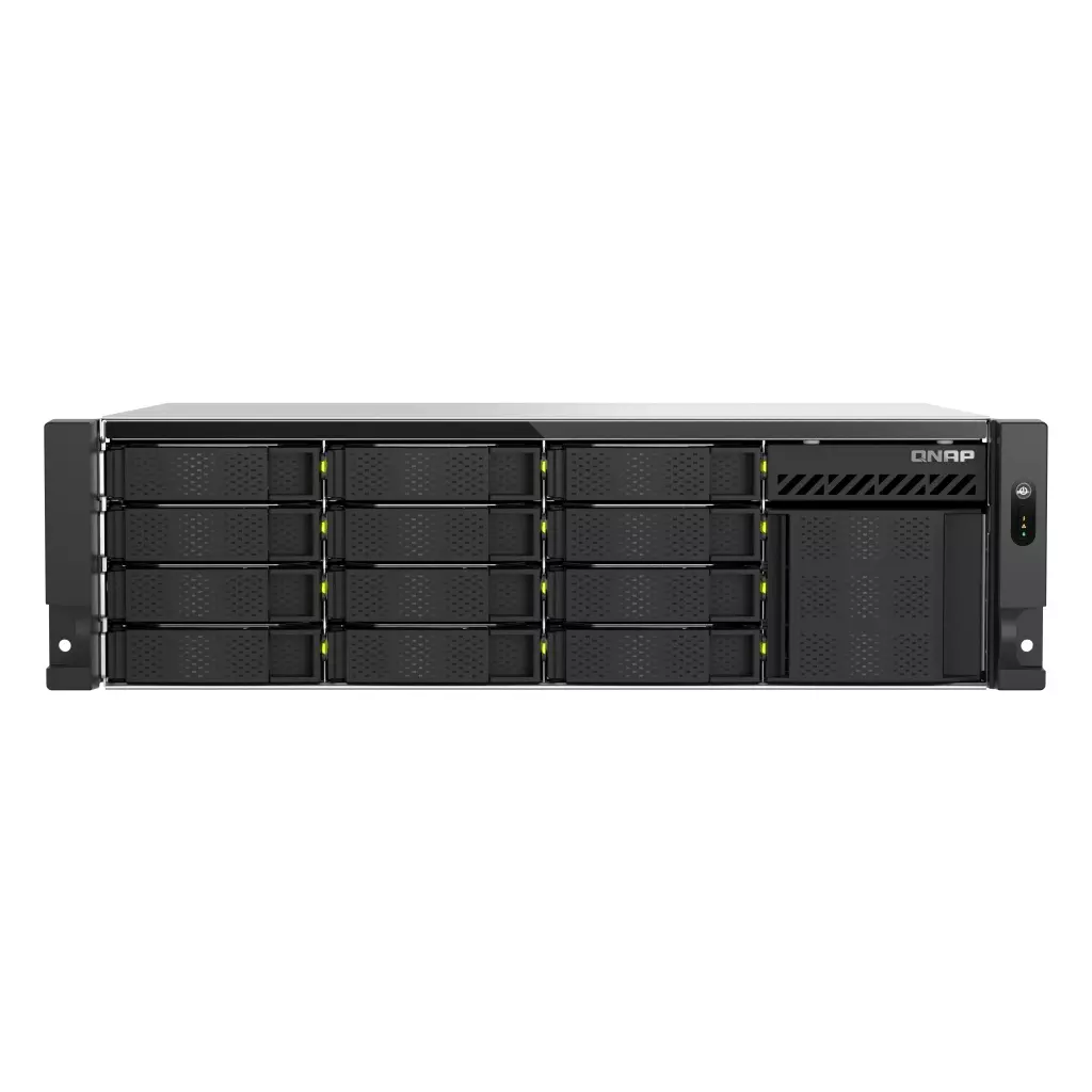 Obrázek produktu QNAP TS-h1655XeU-RP-8G (8core 2,8GHz, 8GB RAM, 12x SATA + 4x E1.S/M.2, 2x PCIe, 2x 2,5GbE, 1x 10GbE)