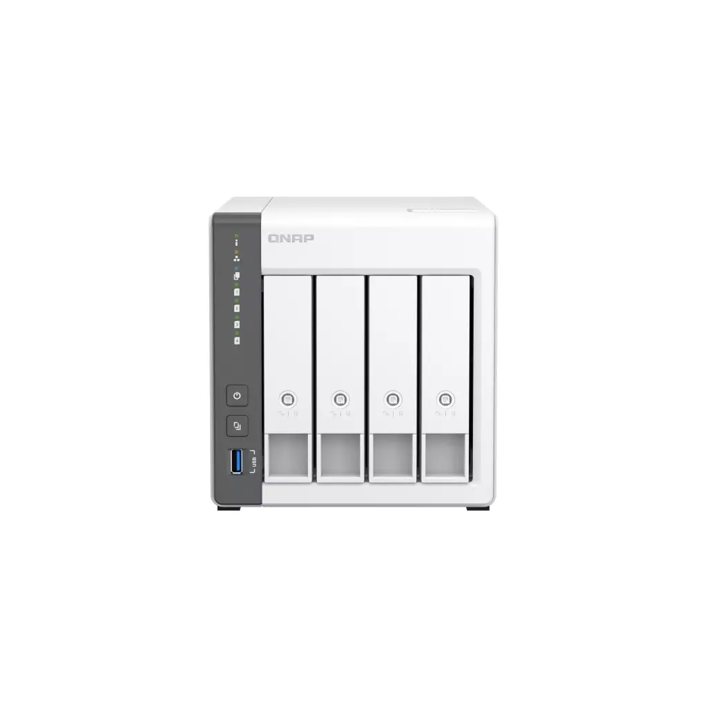 Obrázek produktu QNAP TS-433-4G (ARM 4core 2,0GHz, 4GB RAM, 4x SATA, 1x GbE, 1x 2,5GbE, 2x USB 2.0, 1x USB 3.2)