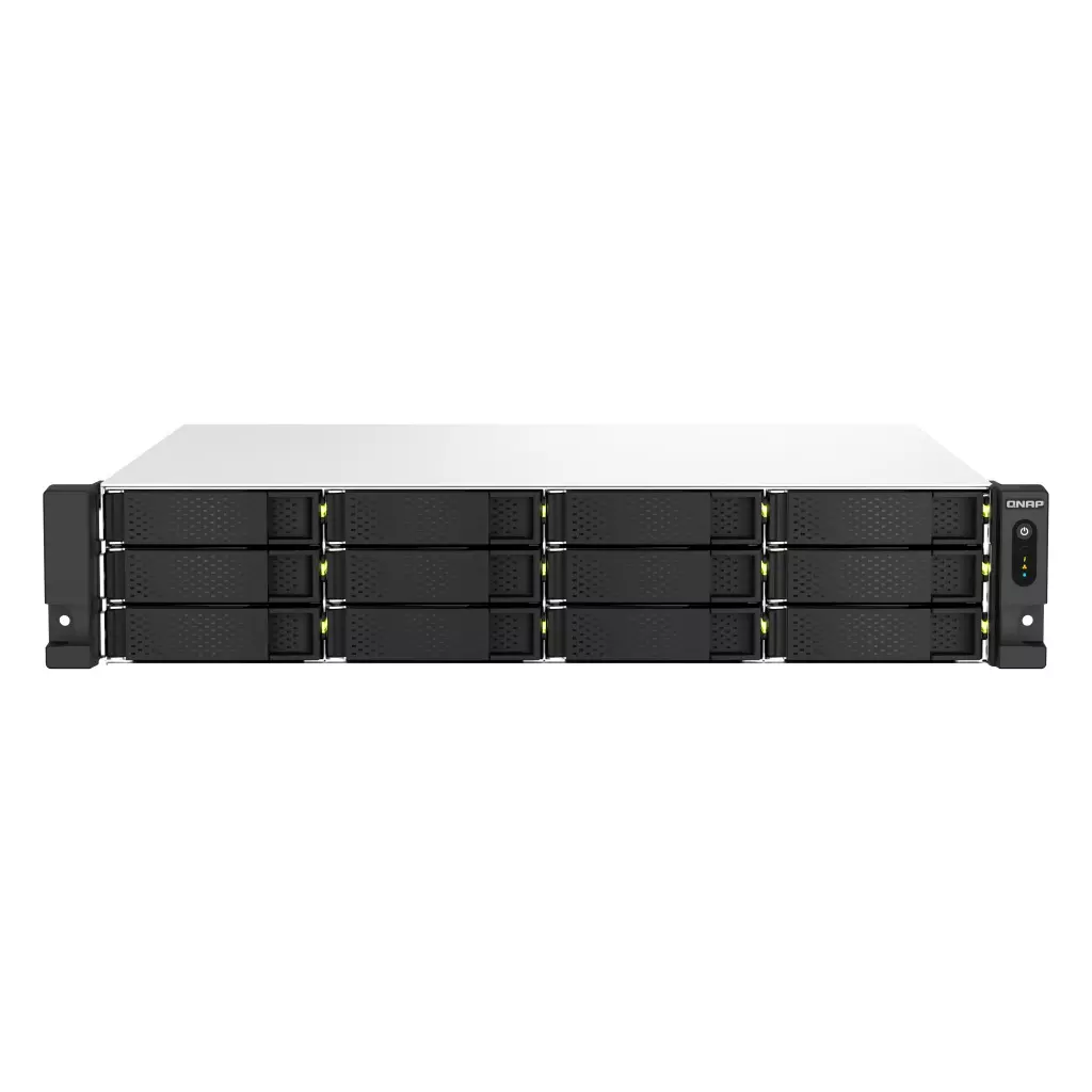Obrázek produktu QNAP TS-1264U-RP-8G (4core 2,9GHz, 8GB RAM, 12x SATA, 2x 2,5GbE, 1x PCIe, 1x HDMI, 4x USB, 2x zdroj)