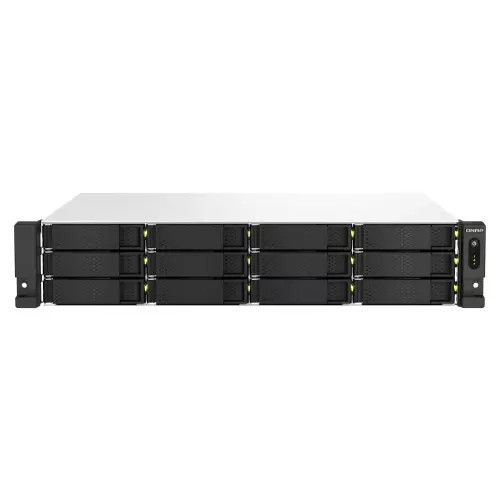 obrázek produktu QNAP TS-1264U-RP-8G (4core 2,9GHz, 8GB RAM, 12x SATA, 2x 2,5GbE, 1x PCIe, 1x HDMI, 4x USB, 2x zdroj)