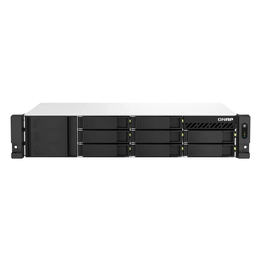 Obrázek produktu QNAP TS-864eU-8G (4core 2,9GHz, 8GB RAM, 8x SATA, 2x 2,5GbE, 1x PCIe, 1x HDMI, 4x USB, malá hloubka)