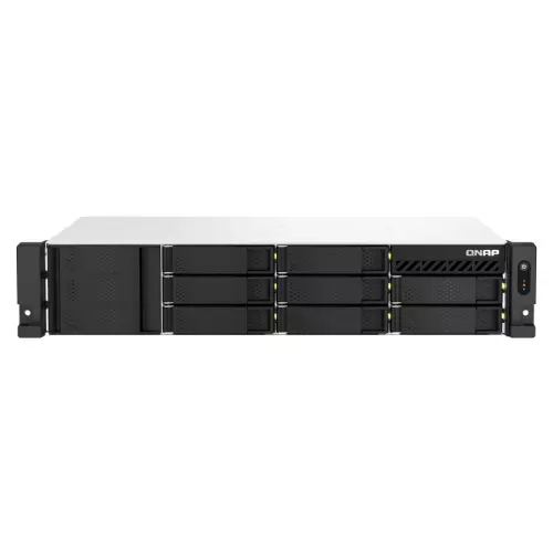 obrázek produktu QNAP TS-873AeU-RP-4G (Ryzen 2,2GHz, 4GB RAM, 8xSATA, 2x2,5GbE, 1xPCIe, 2xM.2, 2xzdroj, malá hloubka)