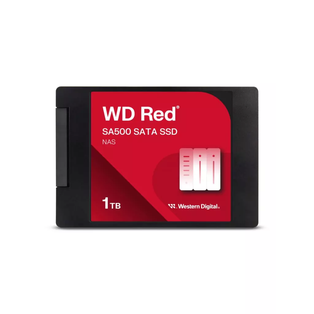 Obrázek produktu QNAP WD, SSD, Red SA500, SATA III, 2.5-inch, 1TB, WDS100T1R0A