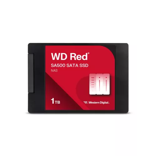 obrázek produktu QNAP WD, SSD, Red SA500, SATA III, 2.5-inch, 1TB, WDS100T1R0A