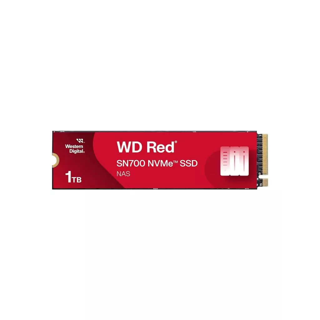 Obrázek produktu QNAP WD, SSD, Red SN700, PCIe NVMe Gen3, M.2 2280, 1TB, WDS100T1R0C
