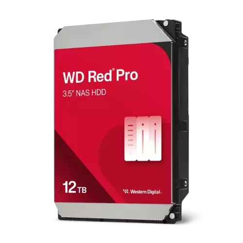 obrázek produktu QNAP WD, HDD, Red Pro, SATA III, 3.5-inch, 12TB, WD122KFBX