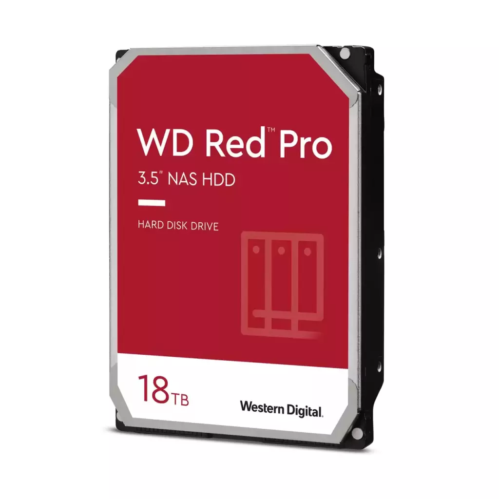 Obrázek produktu QNAP WD, HDD, Red Pro, SATA III, 3.5-inch, 18TB, WD181KFGX
