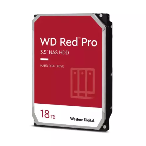 obrázek produktu QNAP WD, HDD, Red Pro, SATA III, 3.5-inch, 18TB, WD181KFGX