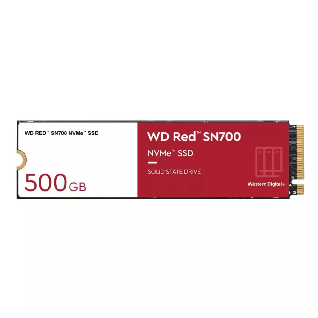 Obrázek produktu QNAP WD, SSD, Red SN700, NVMe Gen3, M.2 2280, 0.5TB, WDS500G1R0C