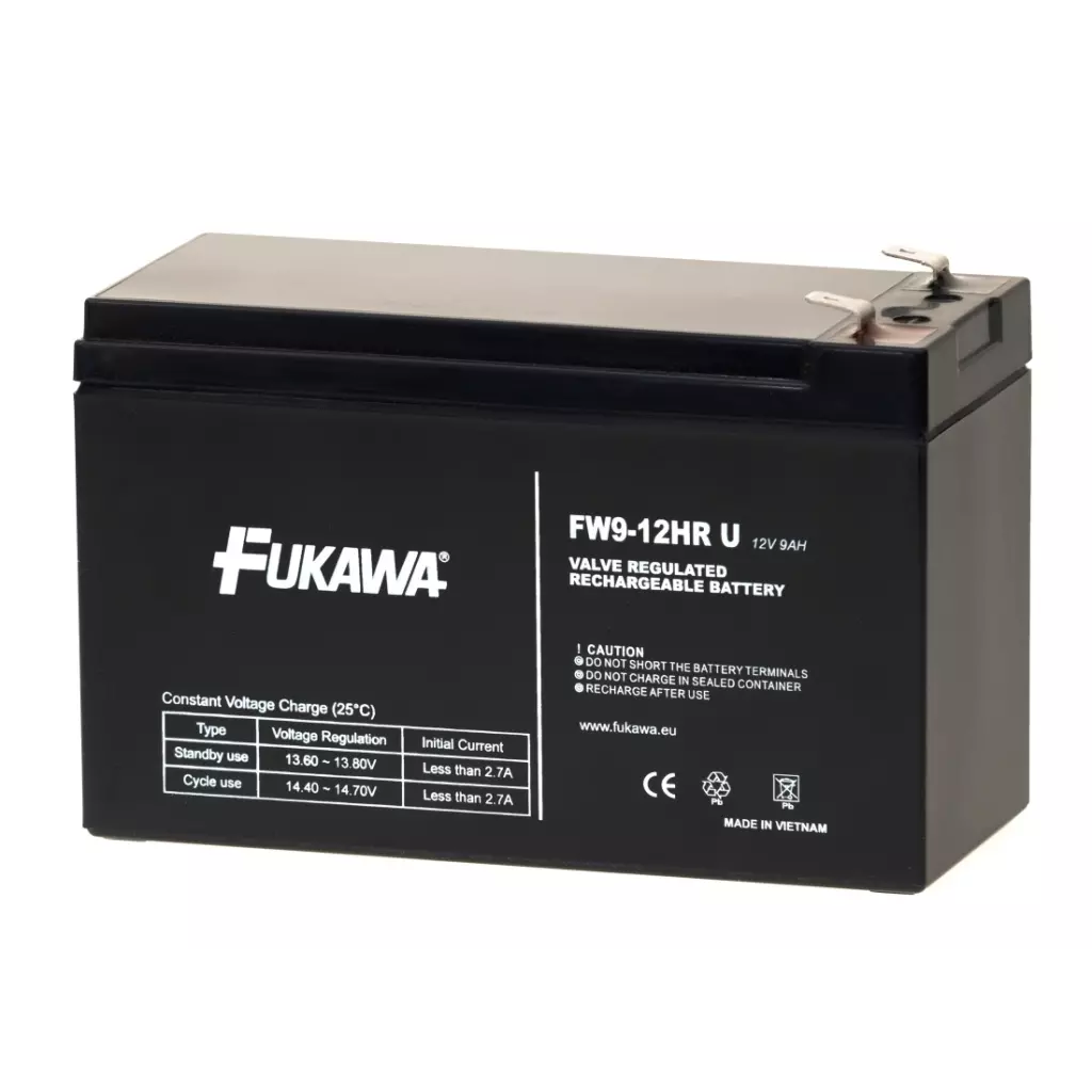 Obrázek produktu Akumulátor FUKAWA FW 9-12 HRU (12V 9Ah)