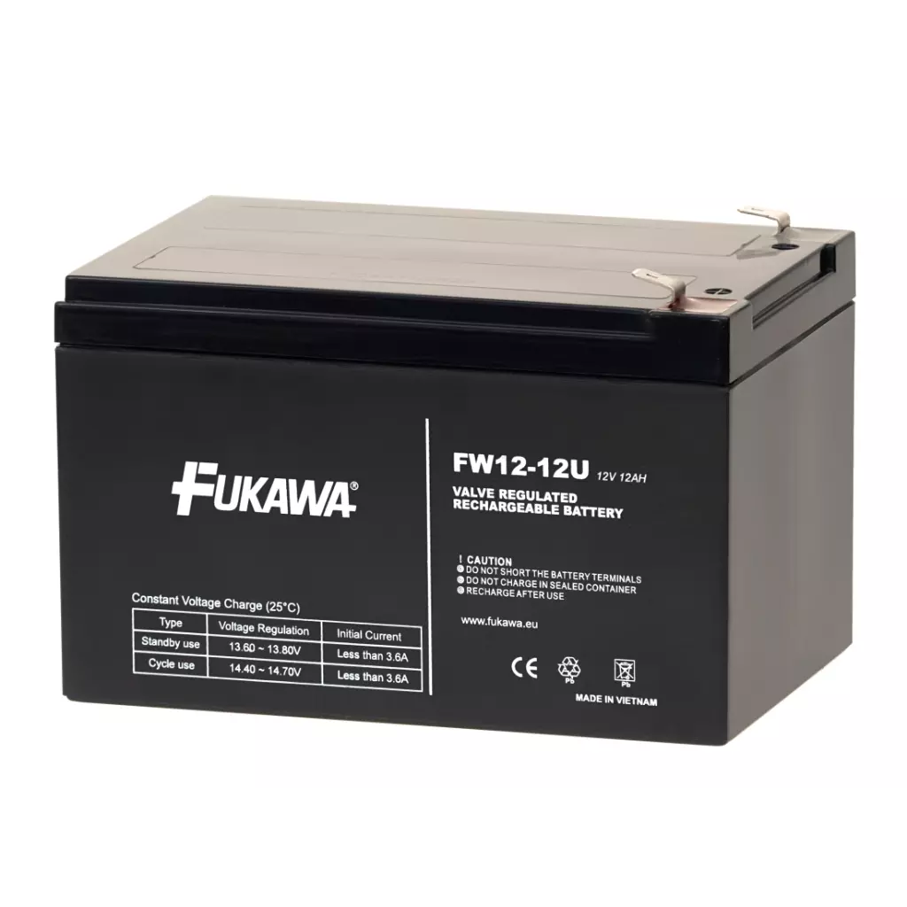 Obrázek produktu Akumulátor FUKAWA FW 12-12U (12V 12Ah)