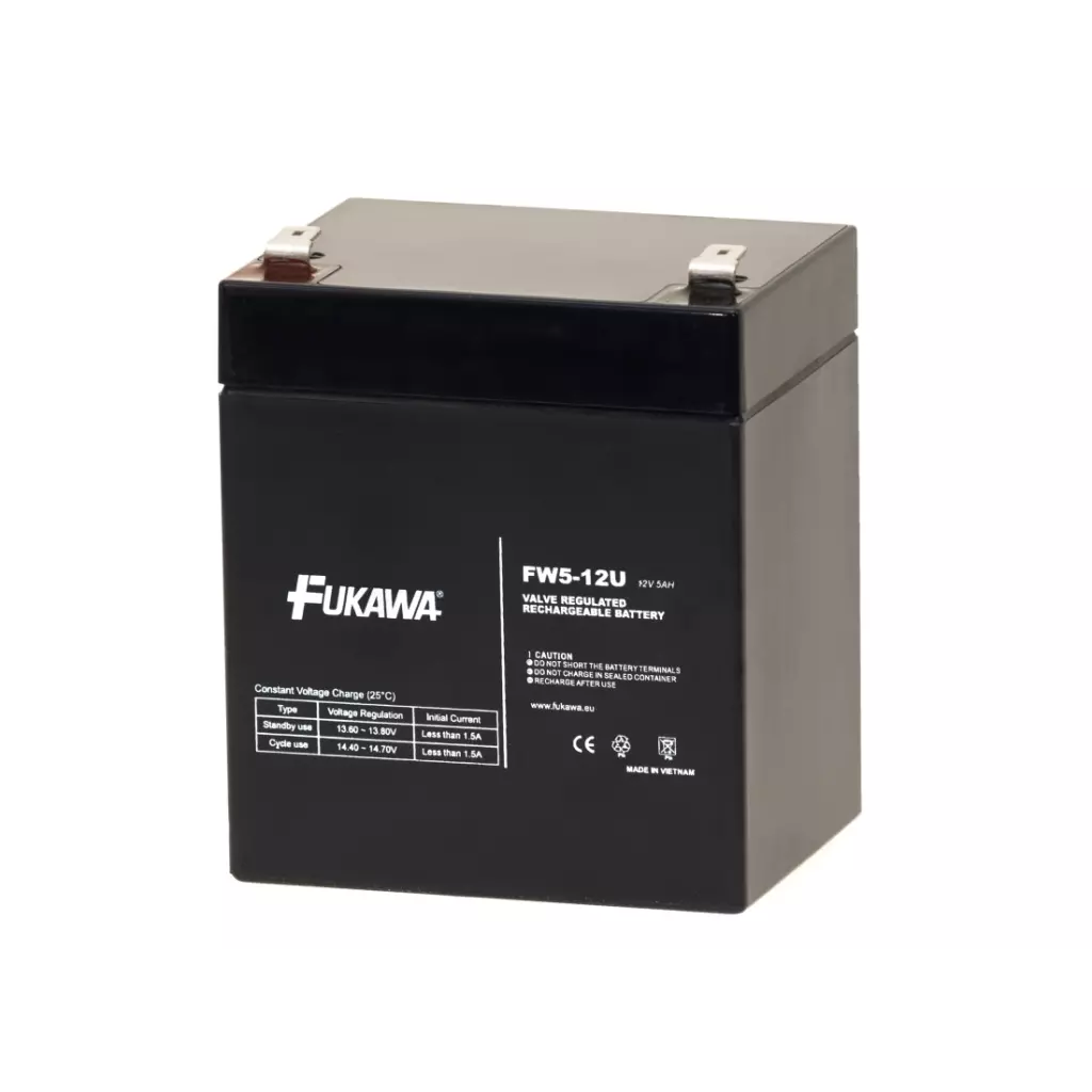 Obrázek produktu Akumulátor FUKAWA FW 5-12U (12V 5Ah)