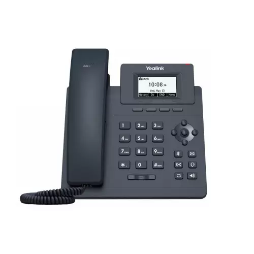 obrázek produktu Yealink SIP-T30P SIP telefon, PoE, 2,3" 132x64 nepodsv. LCD, 1 x SIP úč., 100M Eth