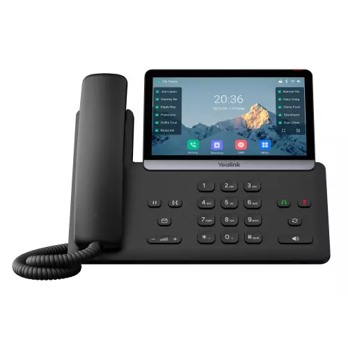 obrázek produktu Yealink SIP-T77U SIP telefon, PoE, 16 SIP účtů, 7" bar. LCD, GigE, 2x USB