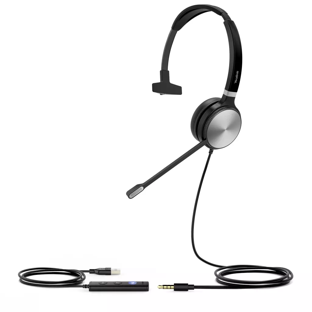 Obrázek produktu Teams náhlavka UH36 Mono - náhlavka, jednoušní, vč. USB redukce, 3,5mm Jack