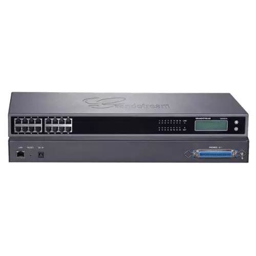 obrázek produktu Grandstream GXW4216, VoIP, SIP, 16x FXS, 1x Gbit LAN, grafický displej, RJ21, rack