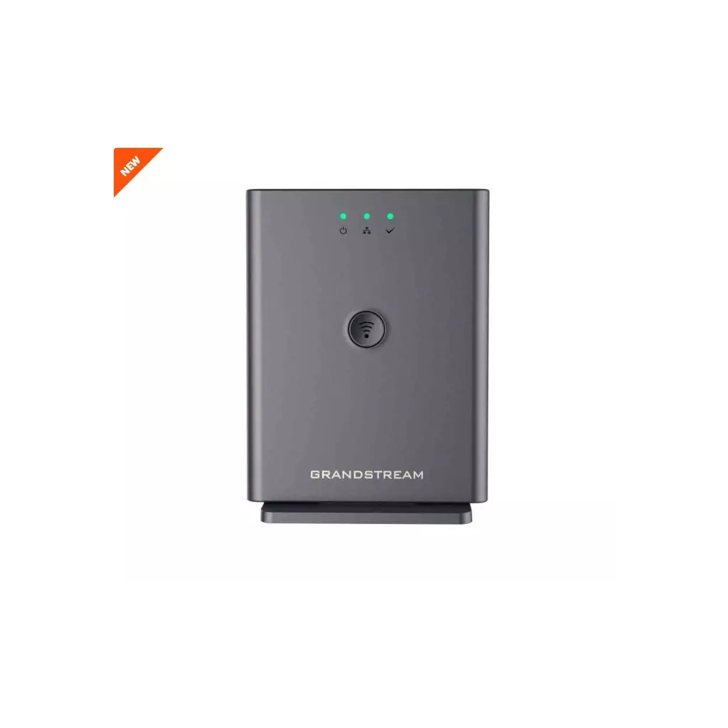 Obrázek produktu Grandstream DP752 IP DECT zákl. stanice, max. 5ruček, HD voice, 10 SIP účt., 5soub. hovorů