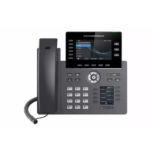 obrázek produktu Grandstream GRP2616 SIP telefon, 2xdisplej, 4.3" a 2.4", 6 SIP účty, 24 pr.tl.,2x1Gb, WiFi, BT, USB
