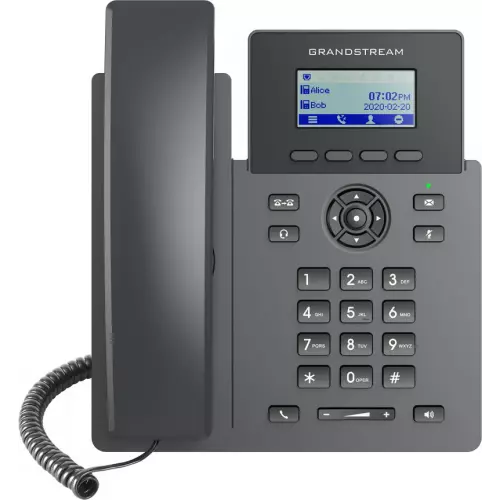 obrázek produktu Grandstream GRP2601 SIP telefon, 2,21" LCD displej, 2 SIP účty, 2x100Mbit port