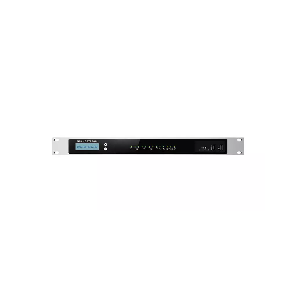 Obrázek produktu Grandstream UCM6304 VoIP PBX, 2000 uživ., 300 soub. hov., videokonf. 40úč., 4xFXO, 4xFXS porty