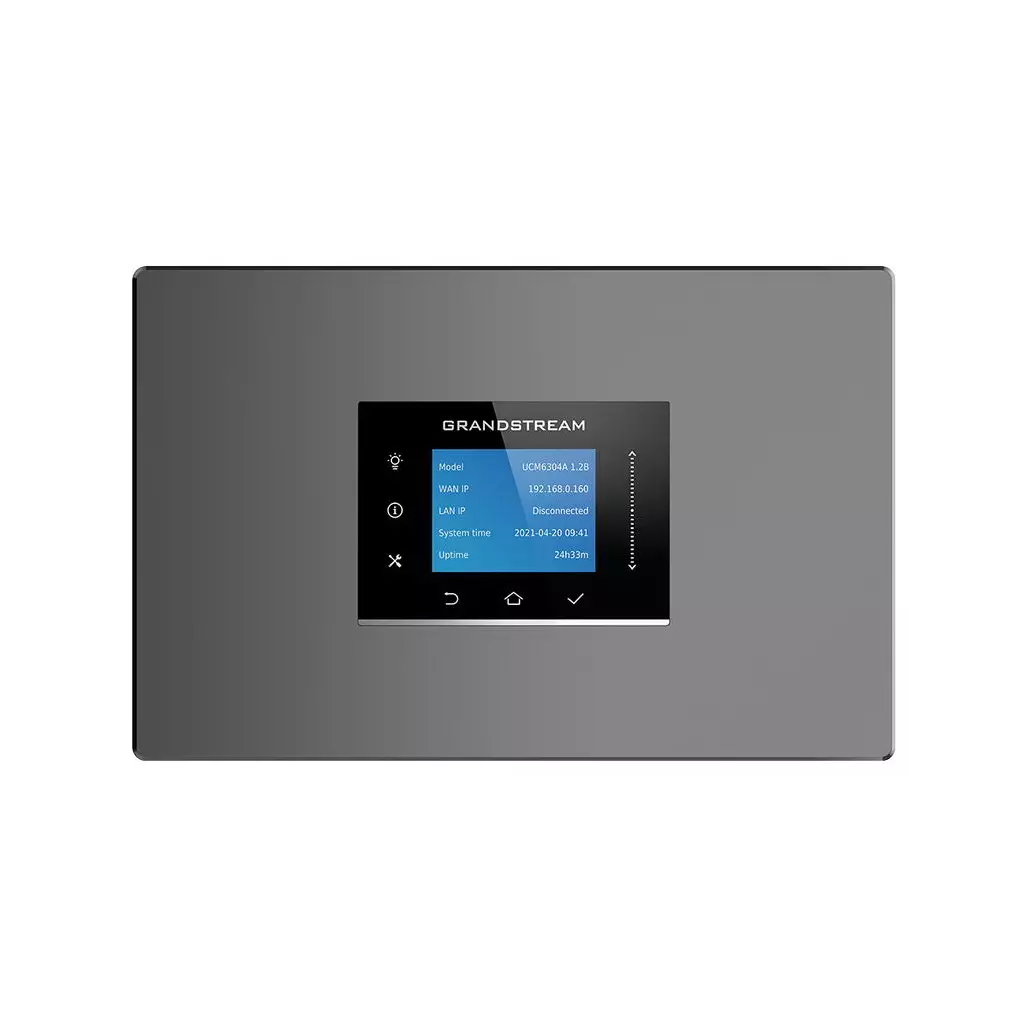 Obrázek produktu Grandstream UCM6304 Audio VoIP PBX, 1000 uživ., 150 soub. hov., audiokonf. 120úč., 4xFXO, 4xFXS port