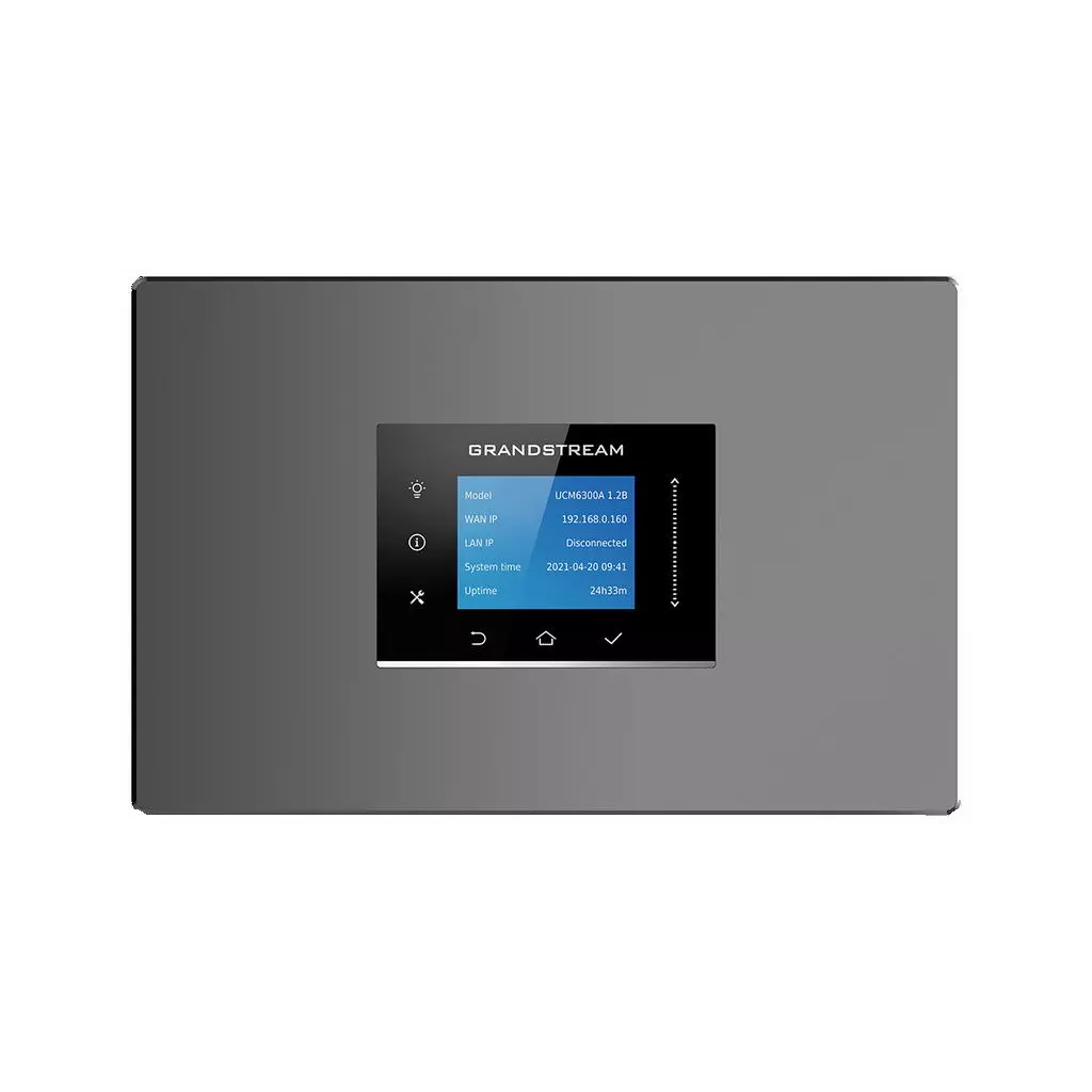 Obrázek produktu Grandstream UCM6300 Audio VoIP PBX, 250 uživ., 50 soub. hov., audiokonf. 50úč., 0xFXO, 0xFXS port