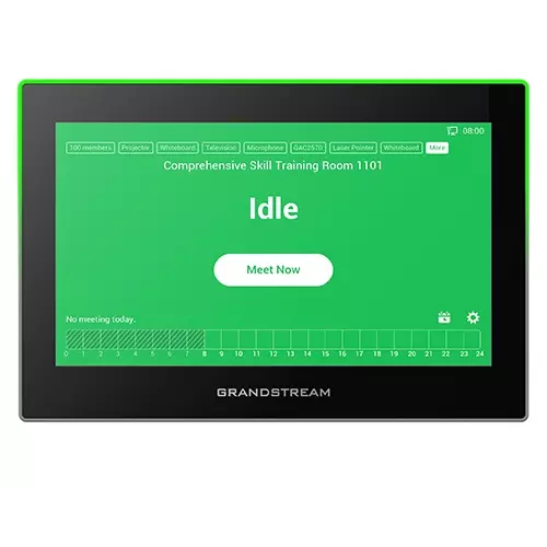 obrázek produktu Grandstream GSC3575 SIP interkom a řídicí stanice, 7" dotyk.obrazovka, Wi-Fi 6, BT, 6 SIP účtů,černý