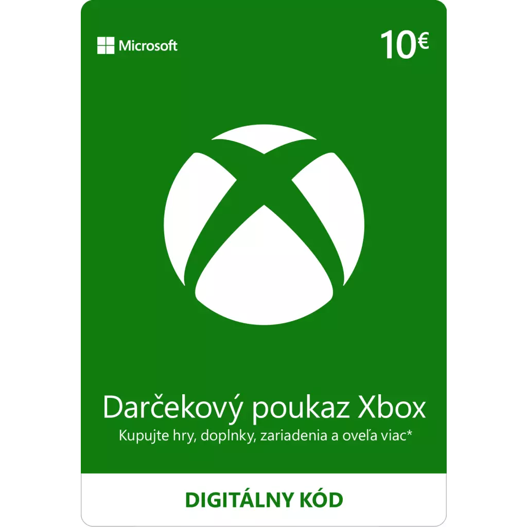 Obrázek produktu ESD XBOX - Dárková karta Xbox 10 EUR