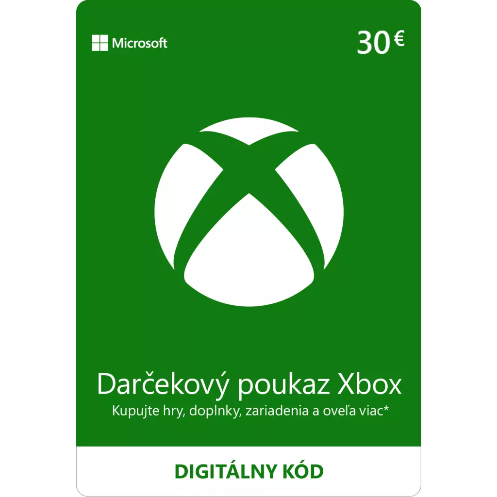 Obrázek produktu ESD XBOX - Dárková karta Xbox 30 EUR