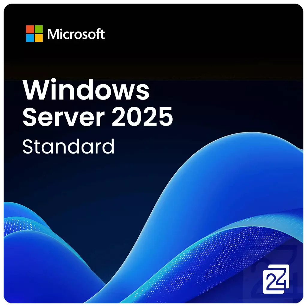 Obrázek produktu Win Svr Std 2025 64Bit CZE 1pk OEM DVD 16 Core