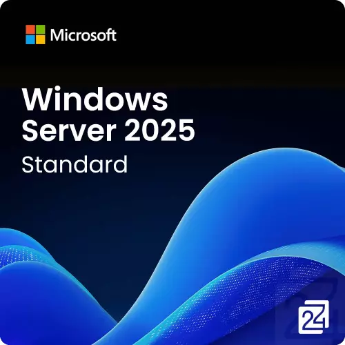 obrázek produktu Win Svr Std 2025 64Bit ENG 1pk OEM DVD 16 Core
