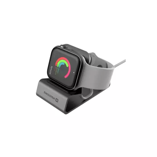 obrázek produktu SW HLINÍKOVÝ STOJÁNEK PRO iWATCH ŠEDÝ