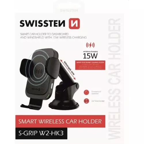 obrázek produktu SW CAR HOLDER WIRELESS CHARGER S-GRIP W2-HK3