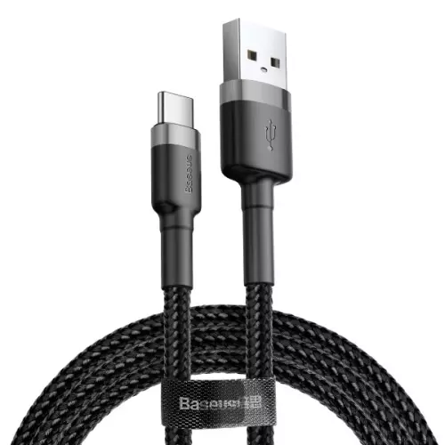obrázek produktu Baseus datový kabel Cafule USB-C 2m 2A šedo-černý