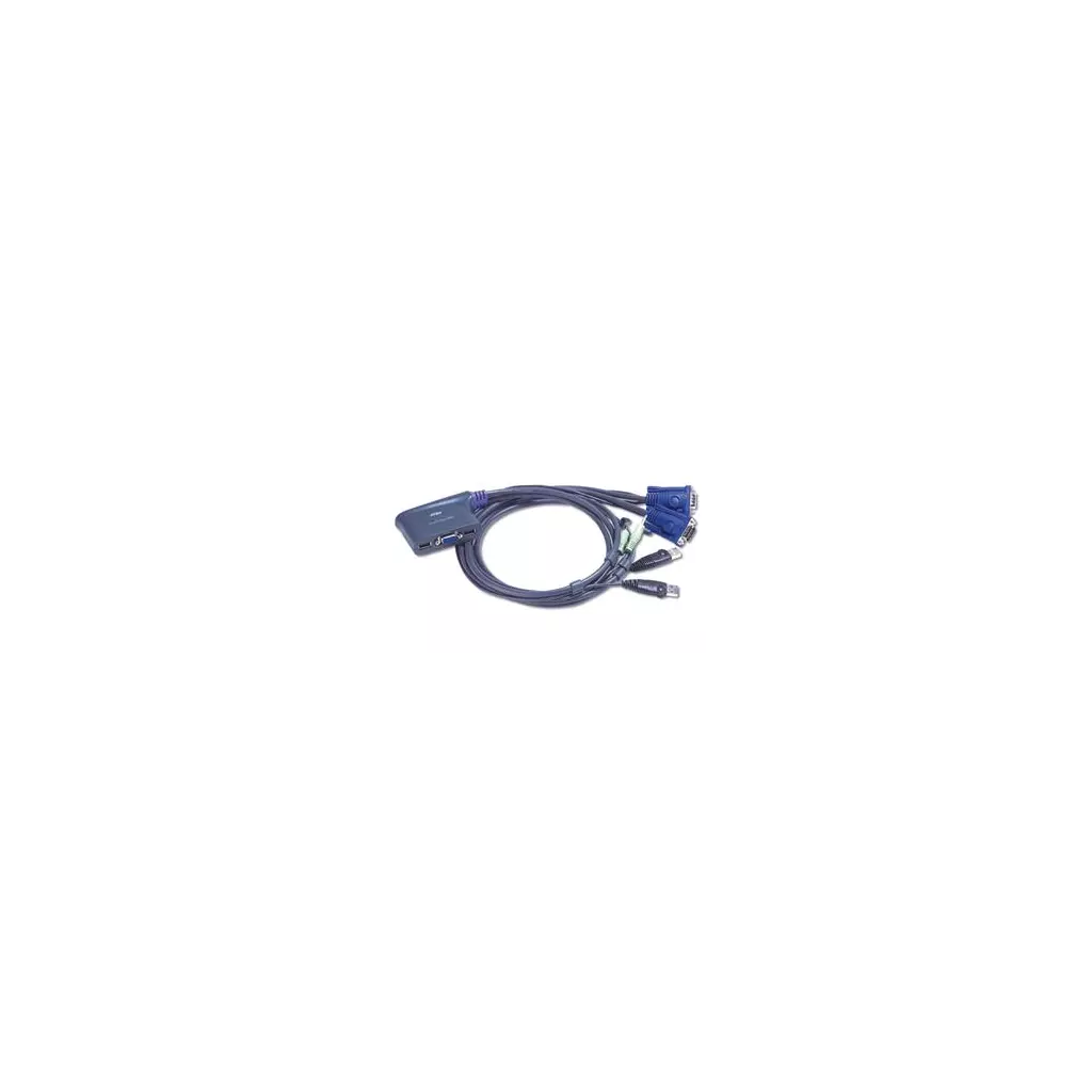 Obrázek produktu Aten 2-port KVM USB mini, 1,8 m kabely audio,