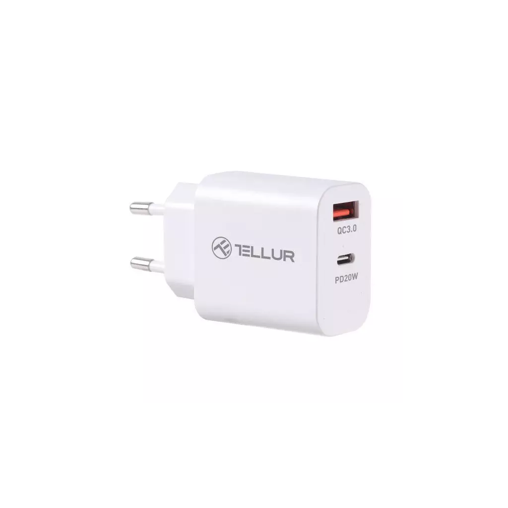 Obrázek produktu Tellur PDHC101 síťová nabíječka PD 20W + QC3.0 18W