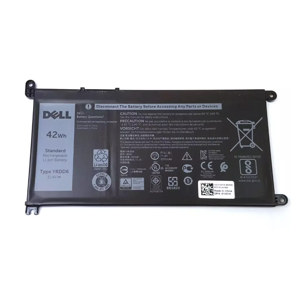 Obrázek produktu Dell Baterie 3-cell 42W/HRLI-ION pro NB Inspiron 5481,3590,5590, Vostro 5581,5590,3500 Latitude 3500