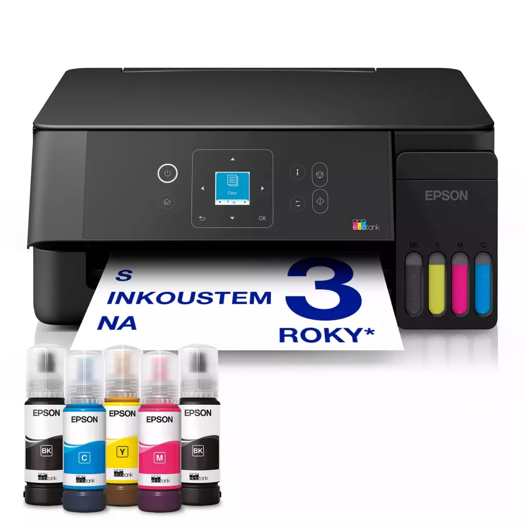 Obrázek produktu Epson EcoTank/L3360/Tisk/Ink/A4/LAN/WiFi/USB