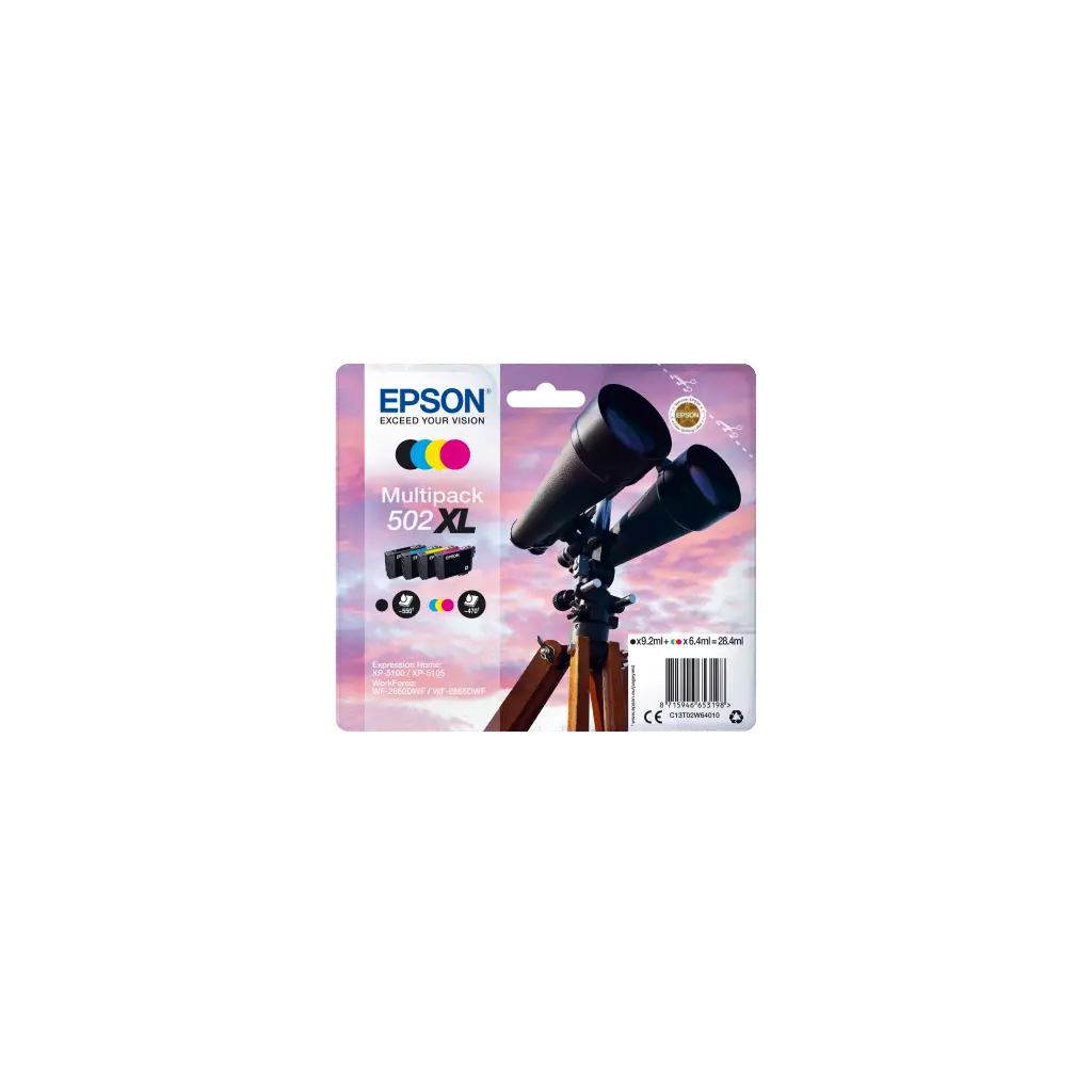 Obrázek produktu EPSON multipack 4 barvy,502XL,Ink,XL