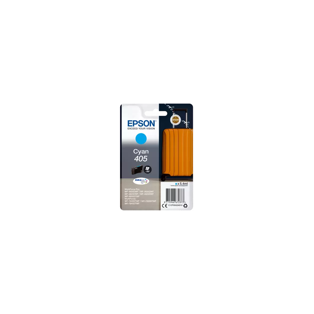 Obrázek produktu Epson Singlepack Cyan 405 DURABrite Ultra Ink