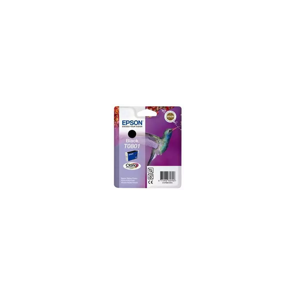Obrázek produktu R265/360,RX560 Black Ink cartridge (T0801)