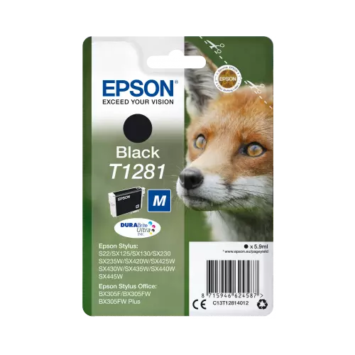 obrázek produktu Epson Singlepack Black T1281 DURABrite Ultra Ink