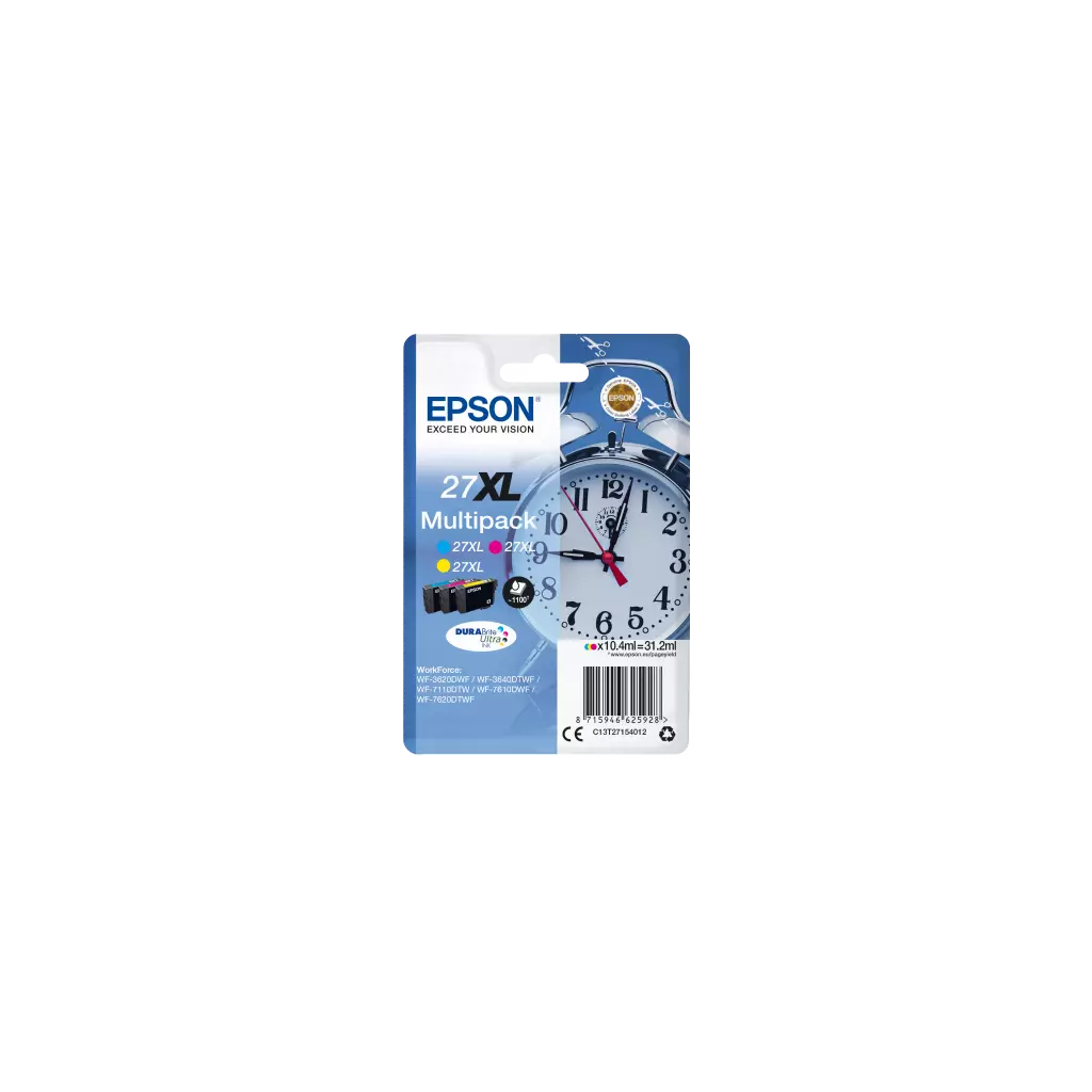 Obrázek produktu Epson Multipack 3-colour 27XL DURABrite Ultra Ink