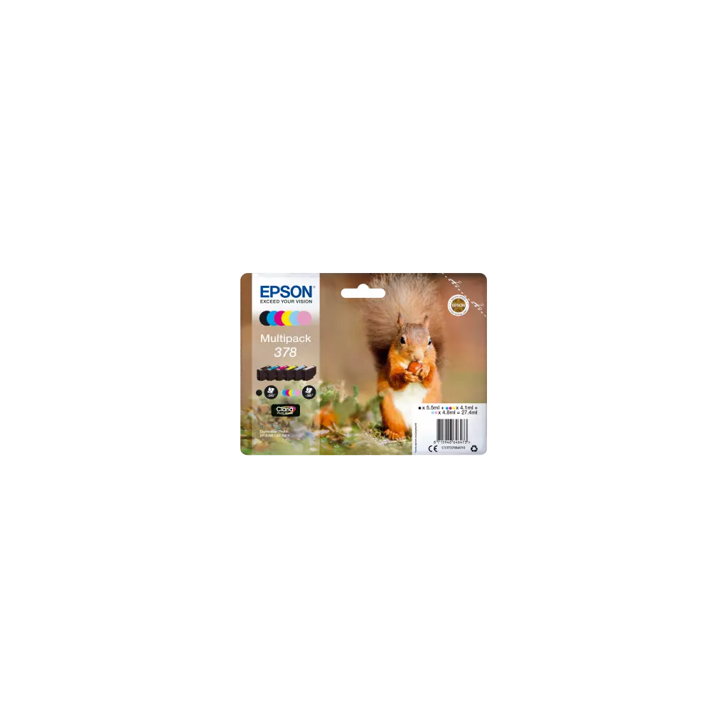 Obrázek produktu Epson Multipack 6-colours 378 Claria Photo HD Ink