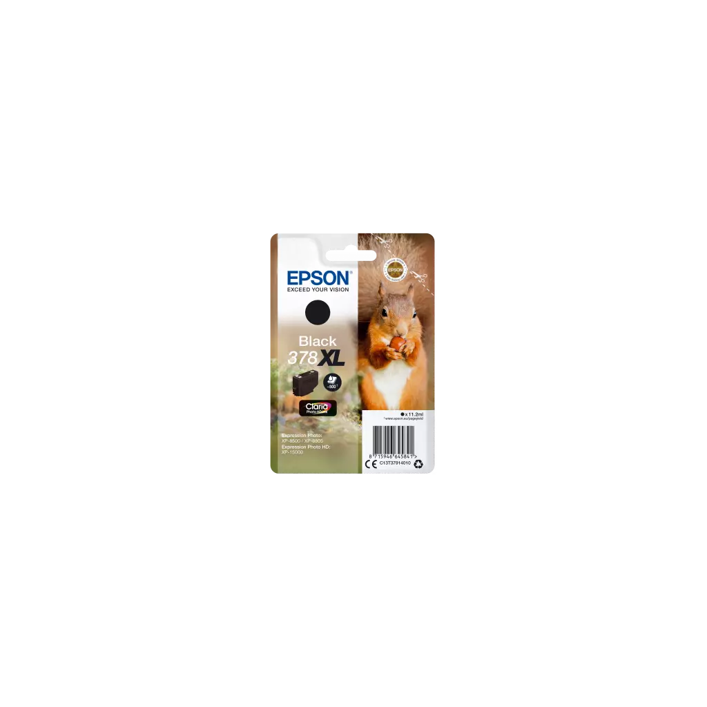 Obrázek produktu Epson Singlepack Black 378 XL Claria Photo HD Ink